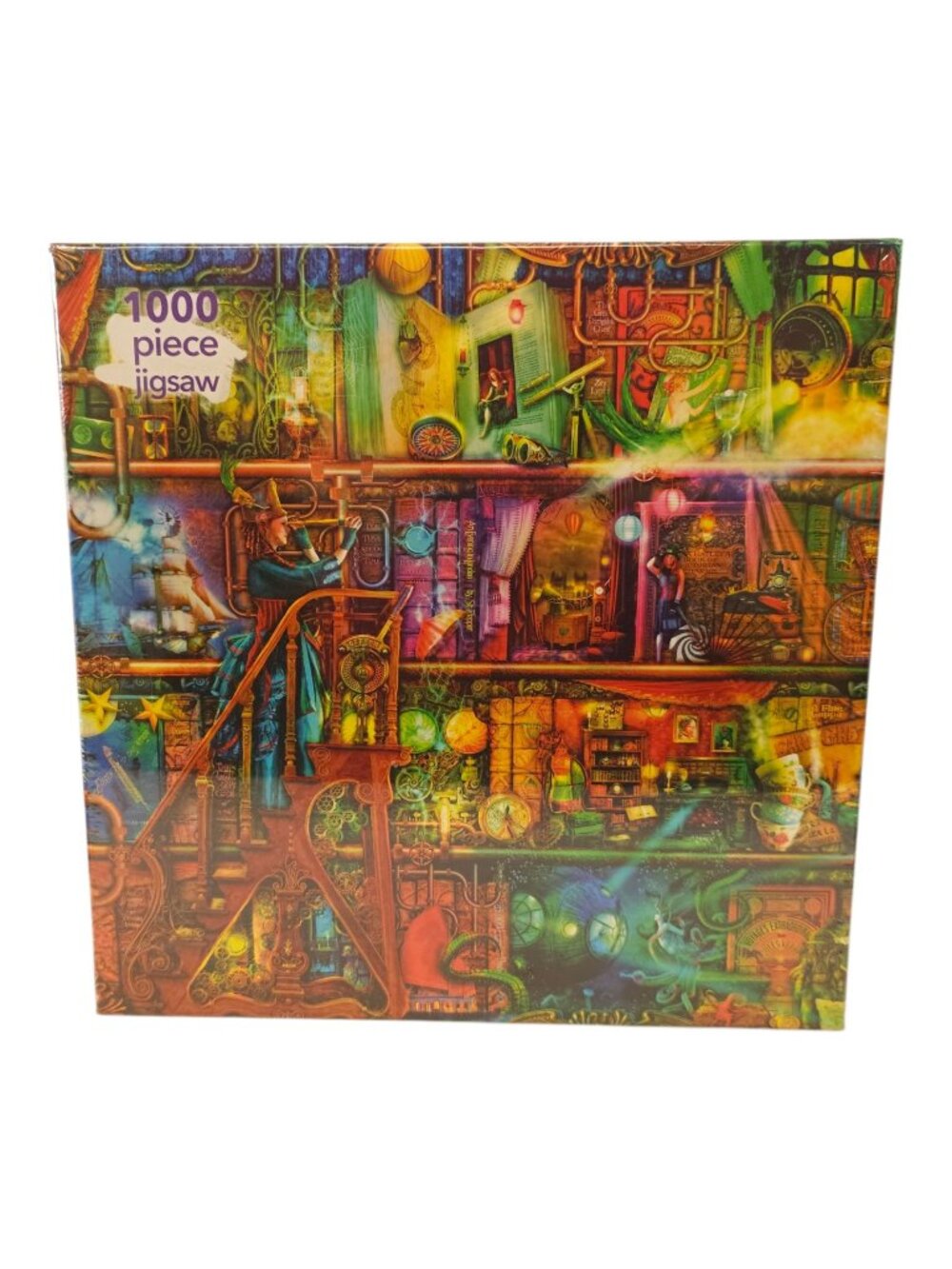 Aimee Stewart Fantastic Voyage 1000 Pc Jigsaw Puzzle Fantasy Art Flame Tree New